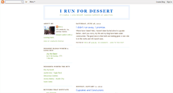 Desktop Screenshot of irunfordessert.blogspot.com