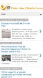 Mobile Screenshot of profeanaclaudialucas.blogspot.com