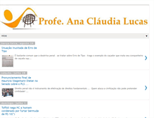 Tablet Screenshot of profeanaclaudialucas.blogspot.com