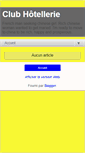 Mobile Screenshot of club-hotellerie.blogspot.com