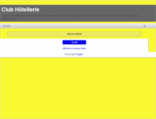 Tablet Screenshot of club-hotellerie.blogspot.com