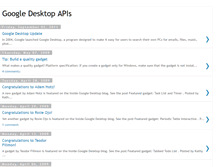 Tablet Screenshot of googledesktopapis.blogspot.com