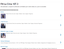 Tablet Screenshot of fmlacima1073.blogspot.com