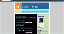 Desktop Screenshot of guitaristoftheday-camigo.blogspot.com
