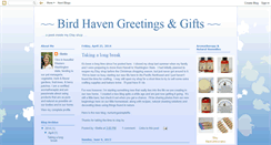 Desktop Screenshot of birdhavengreetingsandgifts.blogspot.com