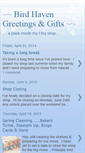 Mobile Screenshot of birdhavengreetingsandgifts.blogspot.com