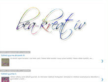 Tablet Screenshot of bea-kreativ.blogspot.com