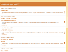 Tablet Screenshot of informacioninutil.blogspot.com
