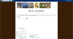 Desktop Screenshot of myrealmadridfc.blogspot.com