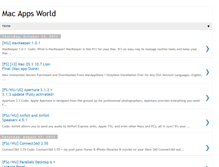 Tablet Screenshot of macappsworld.blogspot.com