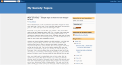 Desktop Screenshot of mysocietytopics.blogspot.com