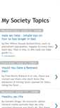 Mobile Screenshot of mysocietytopics.blogspot.com