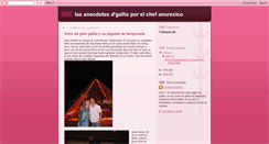 Desktop Screenshot of lasanecdotasdegallia.blogspot.com