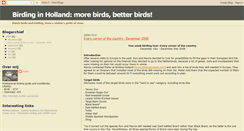 Desktop Screenshot of birdingholland.blogspot.com