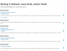 Tablet Screenshot of birdingholland.blogspot.com