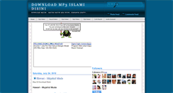 Desktop Screenshot of mp3islami.blogspot.com