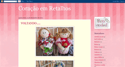 Desktop Screenshot of coracaoemretalhos.blogspot.com