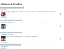 Tablet Screenshot of coracaoemretalhos.blogspot.com
