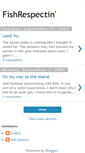 Mobile Screenshot of fishrespectin.blogspot.com