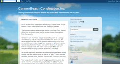 Desktop Screenshot of cannonbeachconstruction.blogspot.com