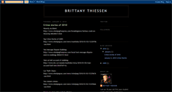 Desktop Screenshot of brittanymariathiessen.blogspot.com