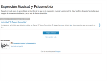 Tablet Screenshot of expresionmusicalypsicomotriz.blogspot.com