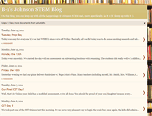 Tablet Screenshot of mrhsjohnsonstemblog.blogspot.com