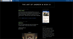 Desktop Screenshot of andrewmkish.blogspot.com