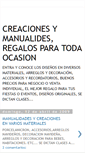 Mobile Screenshot of manualidadesmialeja.blogspot.com