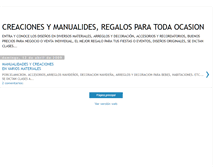 Tablet Screenshot of manualidadesmialeja.blogspot.com