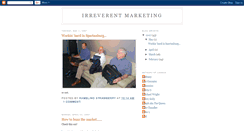 Desktop Screenshot of irreverentmarketing.blogspot.com