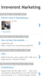 Mobile Screenshot of irreverentmarketing.blogspot.com