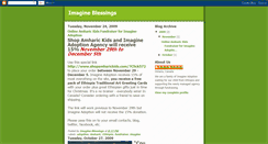 Desktop Screenshot of imagineblessings.blogspot.com