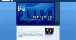 Desktop Screenshot of alivecampaign.blogspot.com
