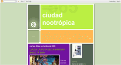 Desktop Screenshot of ciudadnootropica.blogspot.com