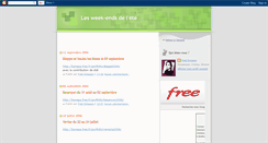 Desktop Screenshot of les-week-ends-de-l-ete.blogspot.com
