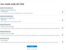 Tablet Screenshot of les-week-ends-de-l-ete.blogspot.com