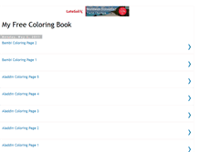 Tablet Screenshot of myfreecoloringbook.blogspot.com