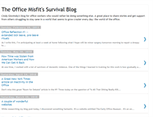 Tablet Screenshot of officemisfitssurvivalblog.blogspot.com