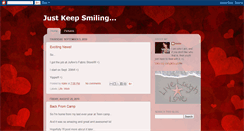 Desktop Screenshot of justsmilekm.blogspot.com