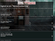 Tablet Screenshot of netzschreiberling.blogspot.com