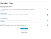 Tablet Screenshot of blackgayvideo.blogspot.com