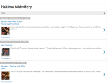 Tablet Screenshot of hakimamidwifery.blogspot.com