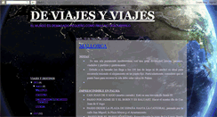 Desktop Screenshot of deviajesyviajes.blogspot.com