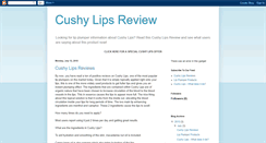 Desktop Screenshot of cushylipsreview.blogspot.com