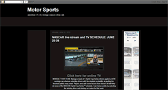 Desktop Screenshot of livemotorsports.blogspot.com