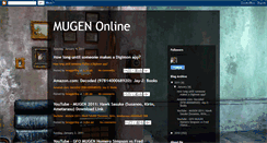 Desktop Screenshot of mugenonlinebattle.blogspot.com