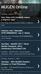 Mobile Screenshot of mugenonlinebattle.blogspot.com