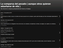 Tablet Screenshot of lacomparsadelpecado.blogspot.com