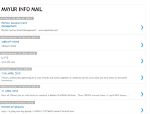 Tablet Screenshot of mayurinfomail.blogspot.com